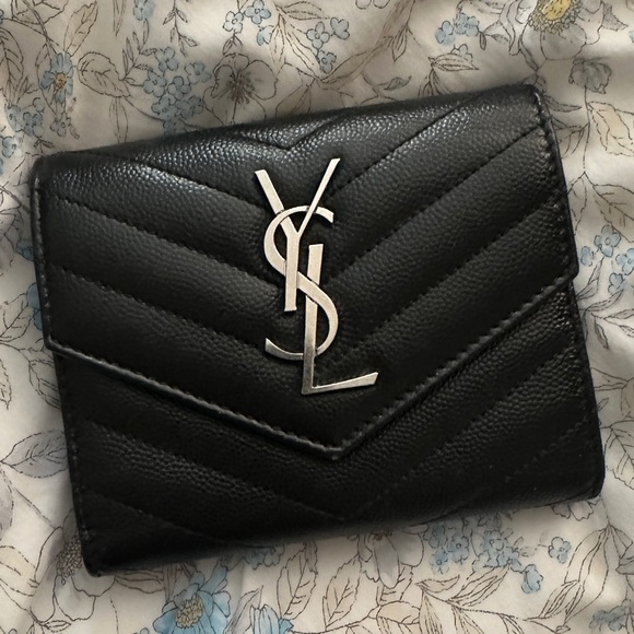 Yves Saint Laurent Bags Ysl Trifold Wallet Poshmark